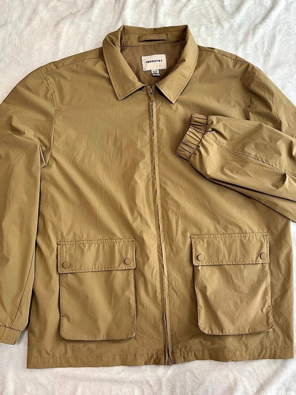 Industry Men's Lightweight Jacket Brown Size XL